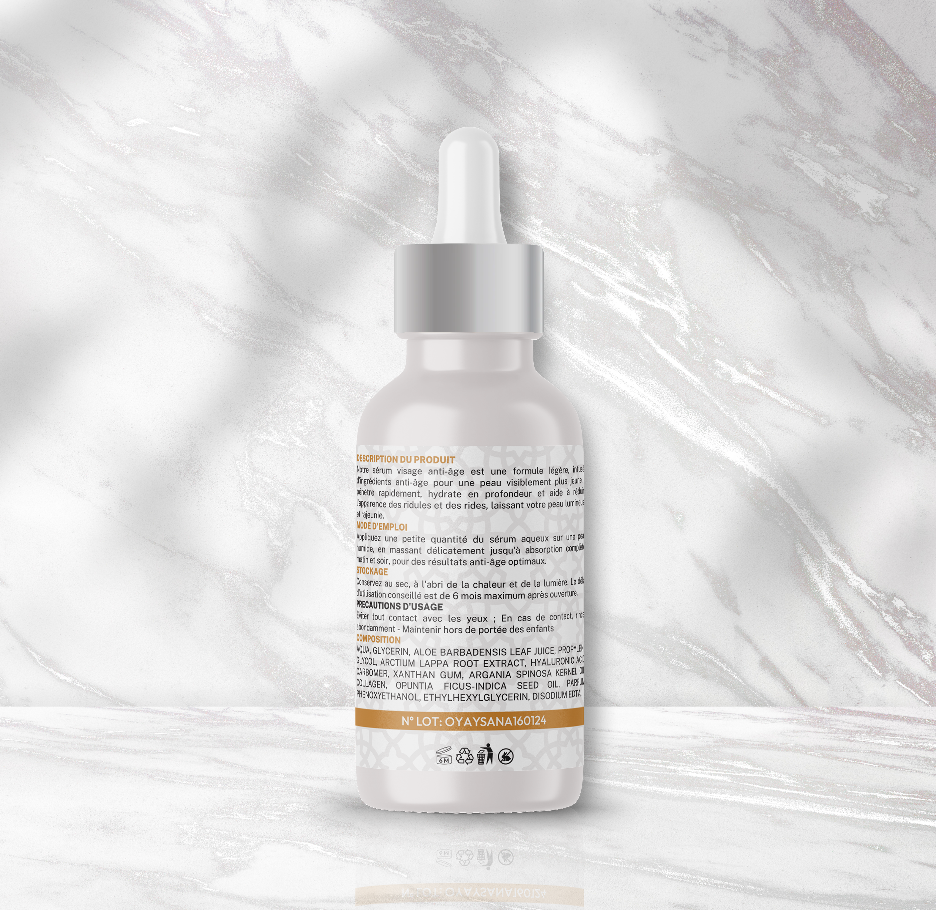 SERUM A.HYALURONIC/ ARGAN/ FIGUE BARBARIE - 30 ml